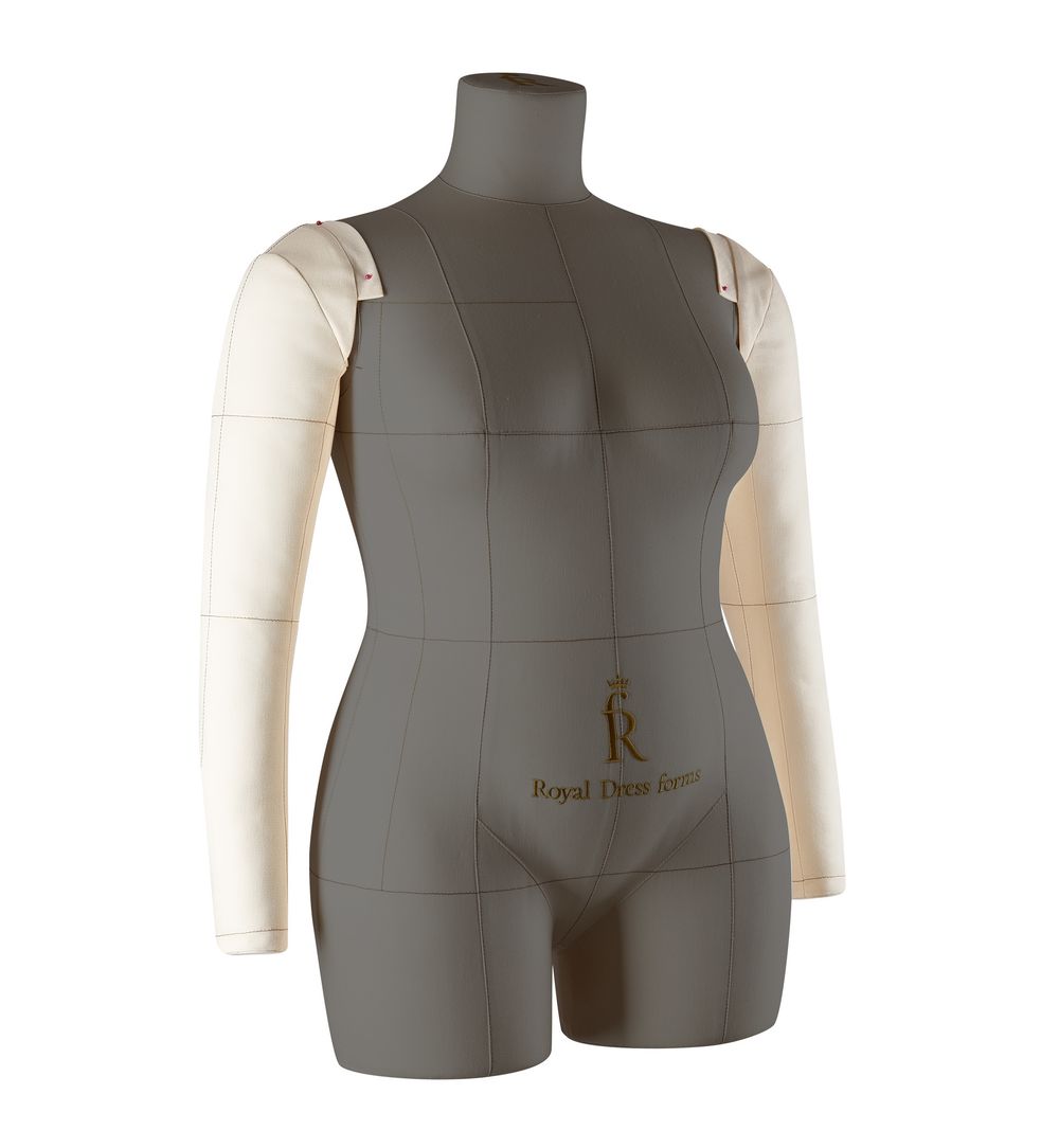 Комплект ручек к мягкому манекену Моника, бежевые, размер 50-52