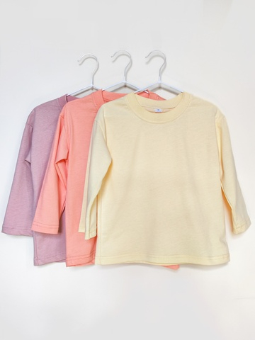 Лонгслив Сочный персиковый