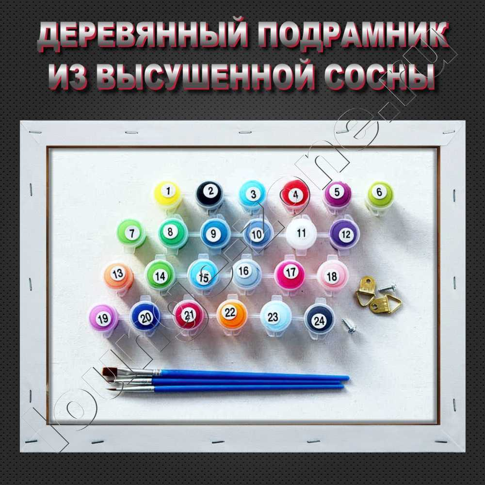 Картина по Номерам Букет с Красными Ягодами MG2103 | Lounge-Zone.ru