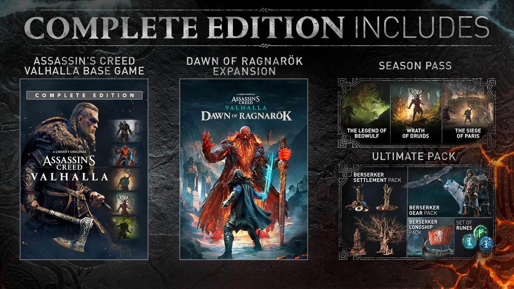 Assassin's Creed Вальгалла (Valhalla) - Complete Edition (all DLC+ Dawn of Ragnarök) PS4 | PS5
