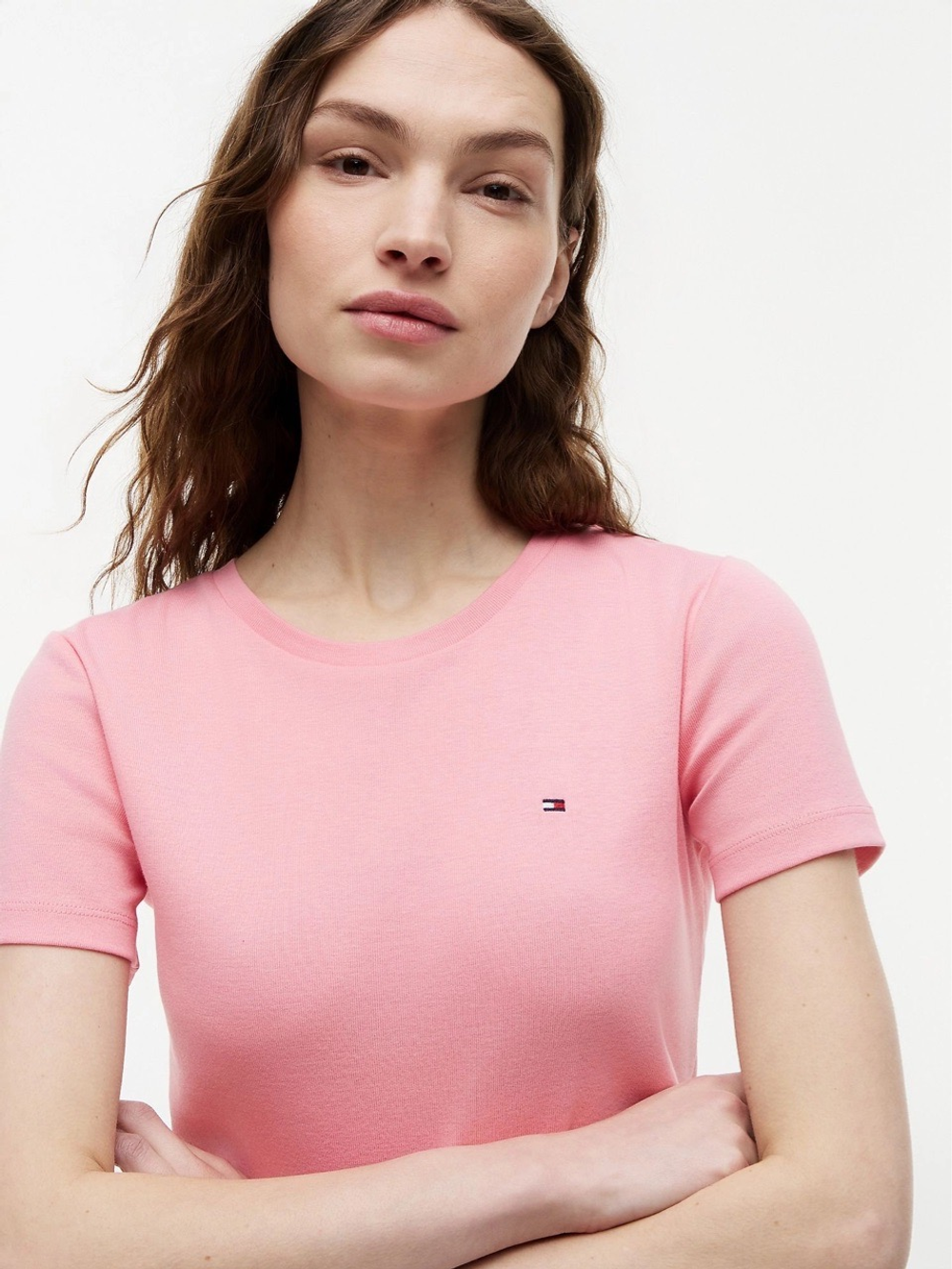 Футболка Tommy Hilfiger Crewneck Favorite T-Shirt Rosey Pink