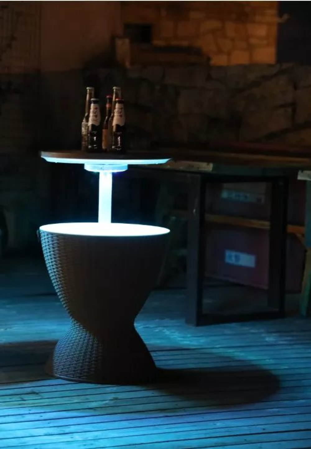 Стол пластиковый мини-бар Tagliamento Belle Cool Bar, тортора