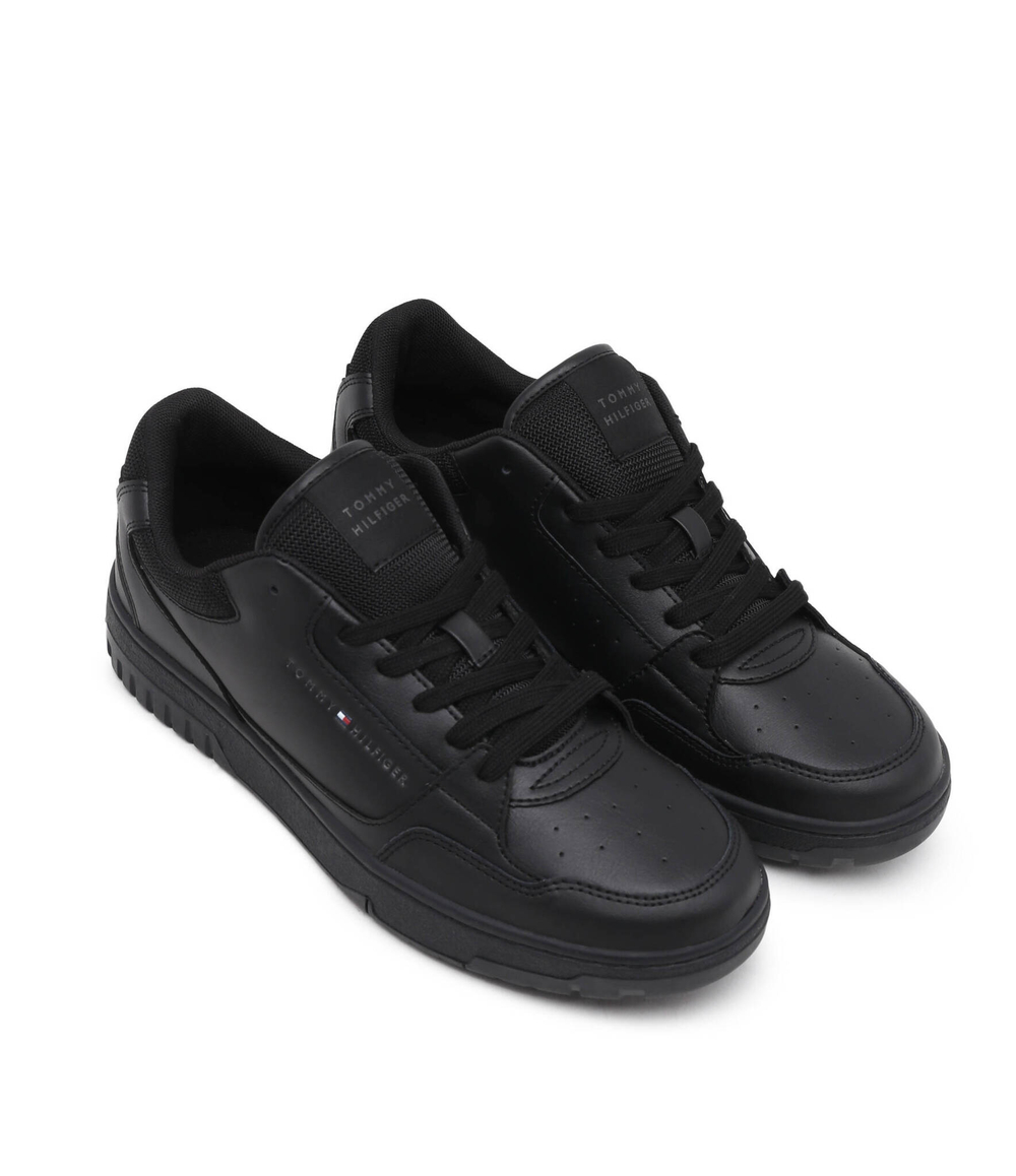 Кожаные кроссовки th basket core ess Tommy Hilfiger - черный(FM0FM05040)