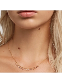 Колье Willow серебро 925 пробы покрытое золотом