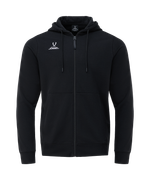 Худи на молнии ESSENTIAL Cotton Zip Hoodie, черный