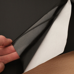 Нейлон 0,15 мм на клеевой основе черный, лист 150*50 см