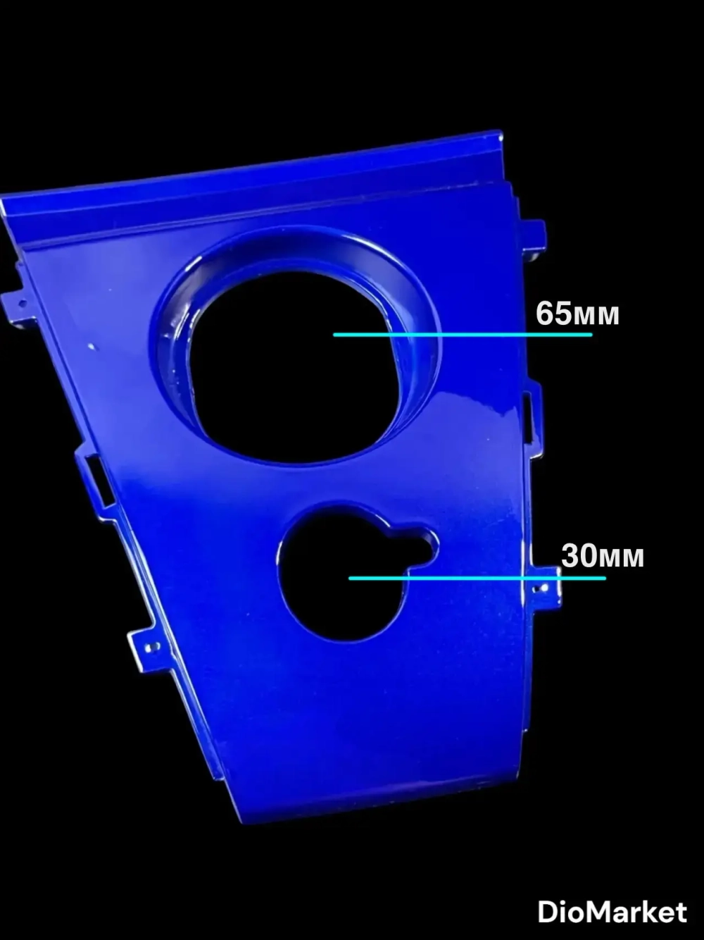 лючок бензобака (пластик) на скутер Viper wind Синий