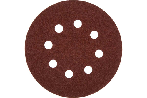 Круг шлифовальный универсальный 5 шт. (125 мм; Р80) "МАСТЕР" Зубр 35562-125-080