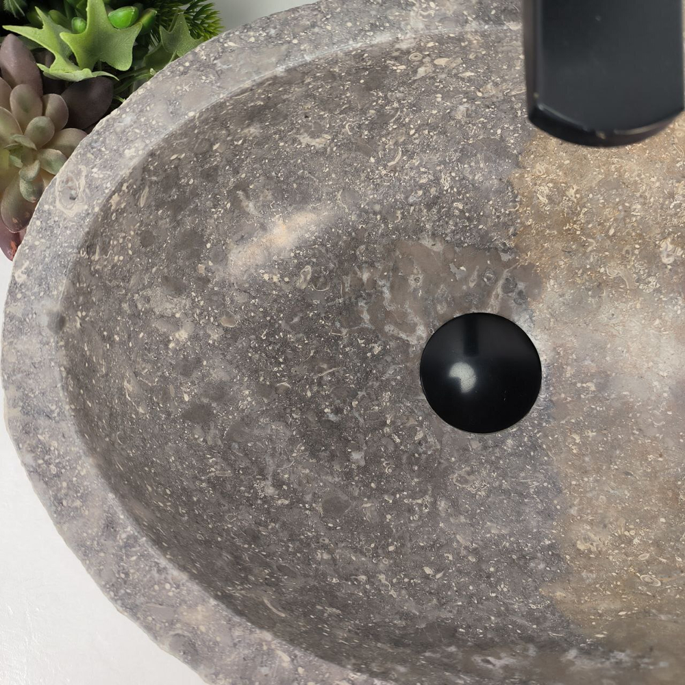 Раковина из мрамора Erozy Grey EM-64802 41*31*15 0190