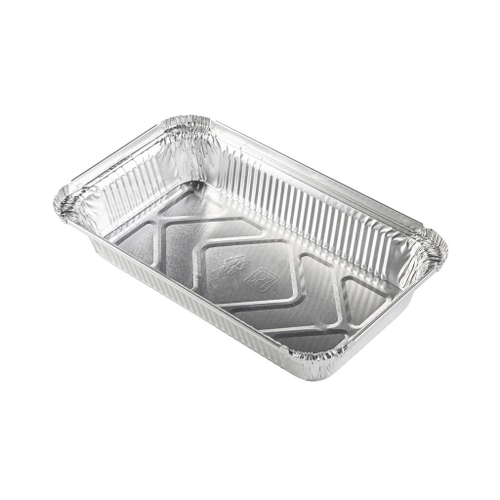 Форма алюмининевая,прямоугольная ,L-край, верхний внешний размер: 219*127мм, дно 187*95мм, высота 33мм. 600шт/кор. объем 620мл 60мкм