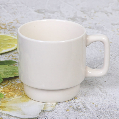 Кружка керамическая 350мл «Белая» чайная