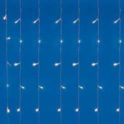 ULD-C2030-240-TTK WARMWHITE-WHITE IP44 Занавес светодиодный с эффектом мерцания. 3х2м. Соединяемый. 240 светодиодов. Теплый белый и белый свет. Провод прозрачный. TM Uniel.