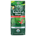 Life Extension, 100% органический кофе, смесь тропических лесов, в зернах, 340 г (12 унций)