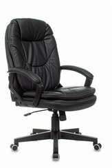 Кресло руководителя Бюрократ CH-868N черный эко.кожа крестов. пластик
