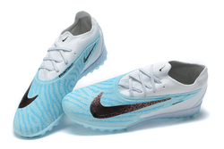 Шиповки Nike Phantom GX Elite TF (Белый+голубой)