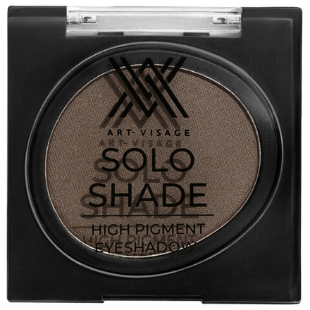 Art-Visage Тени для век Solo Shade, высокопигментированные, тон №54, Темный шоколад, 1,7 гр