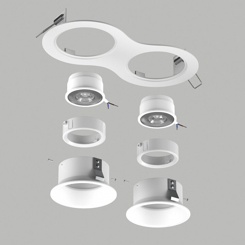 Встраиваемый светильник Lightstar Domino D6260606WMOD