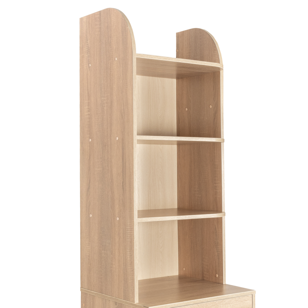 Модуль стеллажа с полками угловой Дэми СМД.08