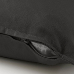 Чехол на подушку IKEA GURLI (ГУРЛИ), Темно-серый, 65x65 см