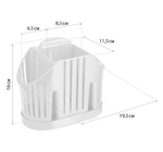 Сушилка для столовых приборов 3х секционная М1160