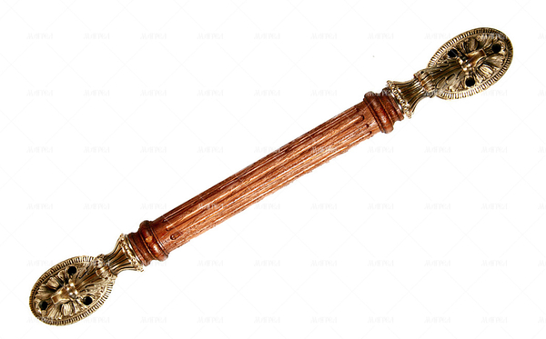 Ручка дверная парадная скоба латунная Царская