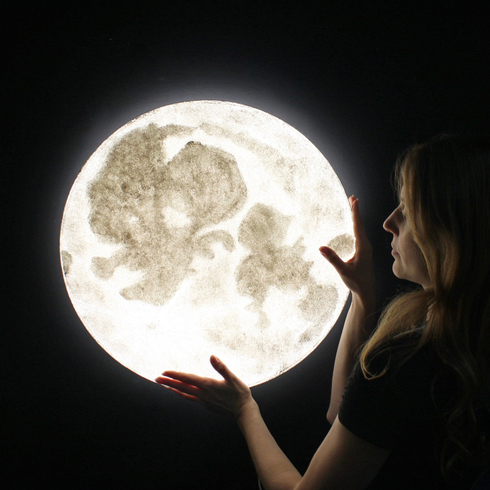 Бра луна 50 см + пульт (теплый/холодный/диммер)