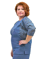 Туника комбинированная Весенний ручей