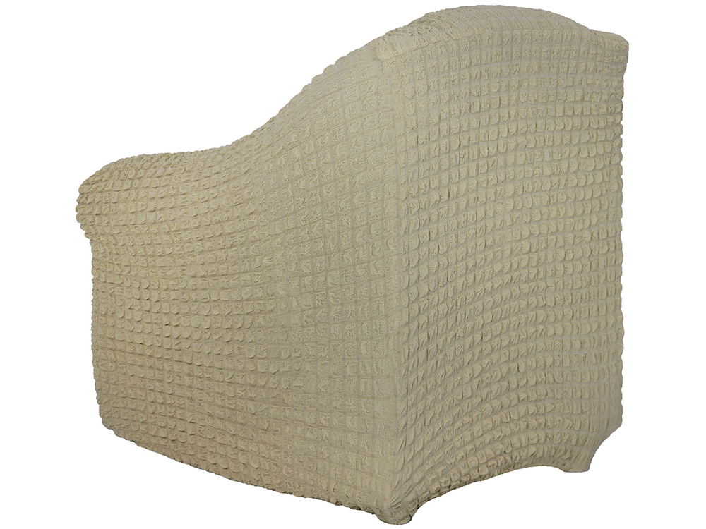 Чехол на кресло без оборки Модерн, цвет Бежевый