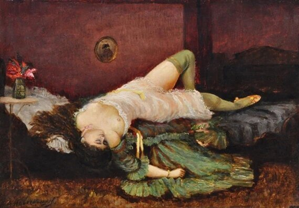 Новоскольцев Александр Николаевич (1853-1919) - эротическое искусство русского художника