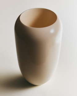 Zara Home Ваза из керамики, цвет бежевый, 22 см