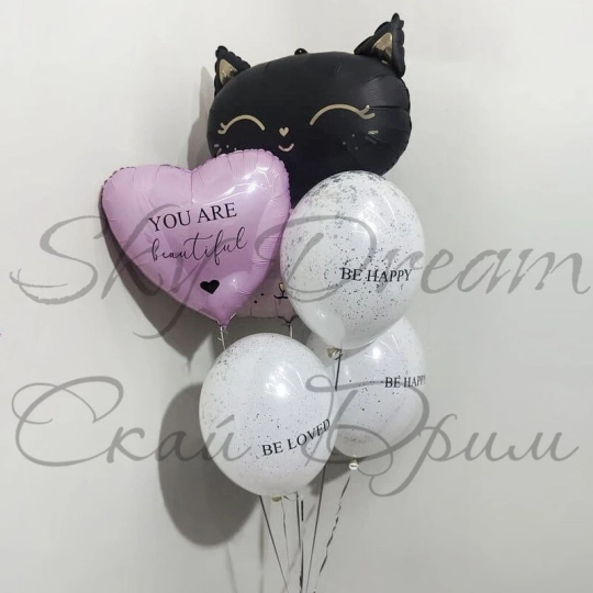 Фонтан из шаров Нежной Киске