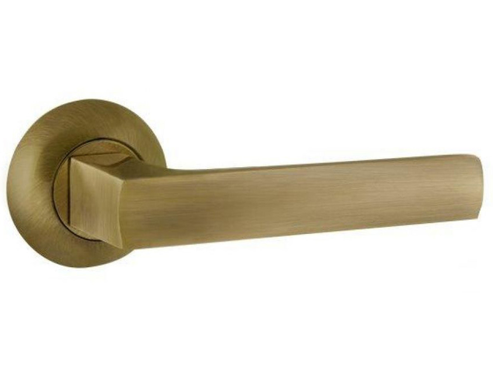 Ручки дверные ERGO JR ABG-6 зеленая бронза