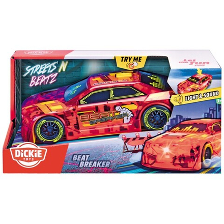 Dickie Streets'n Beatz - музыкальный автомобиль Beat Breaker со светом и звуком 3763010 / артикул   3763010  / GTIN 4006333083679