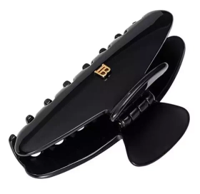 Balmain Hair Couture Заколка-краб для волос черная размер М