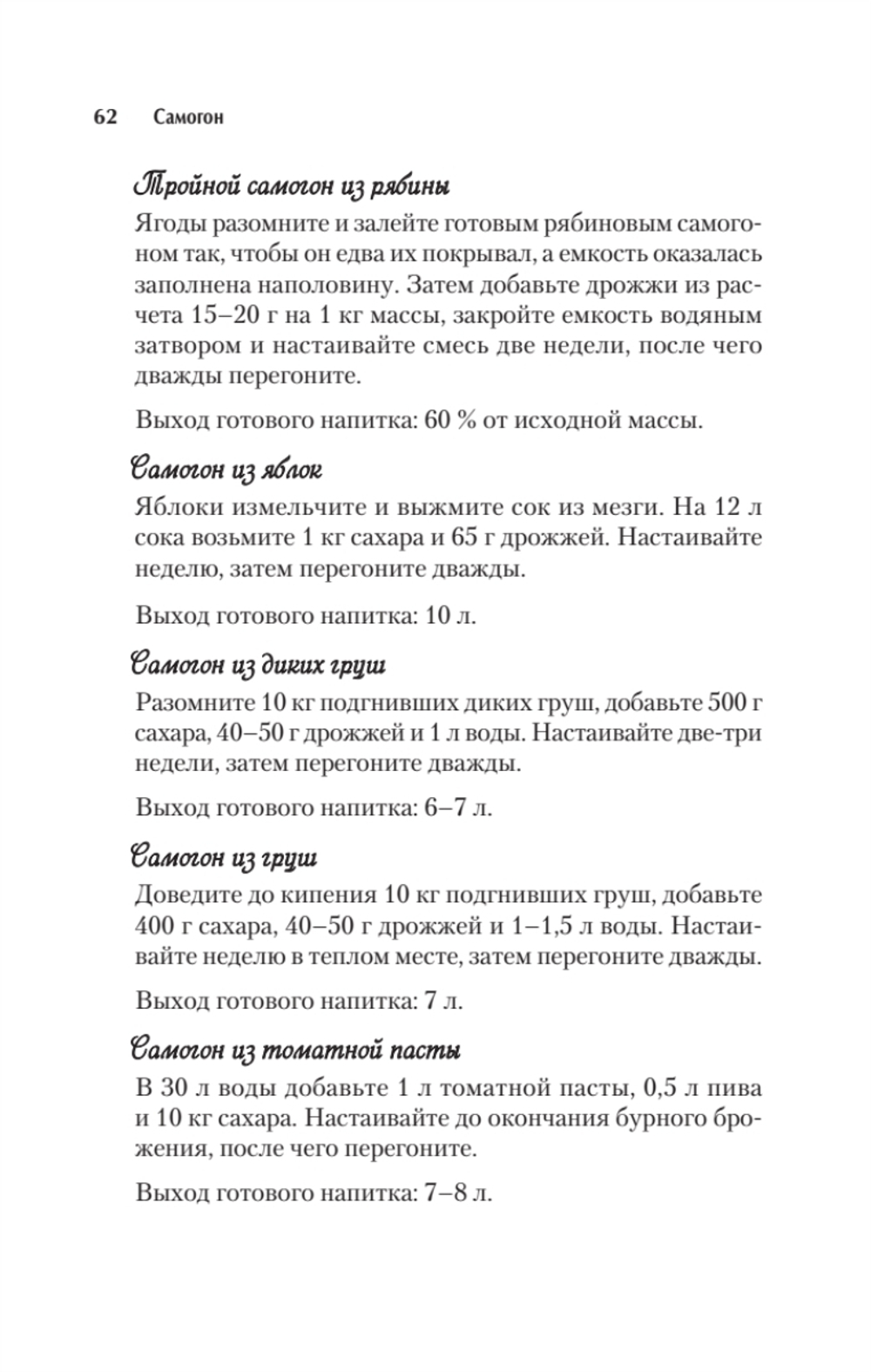 Вино, настойка, самогон. Лучшие рецепты
