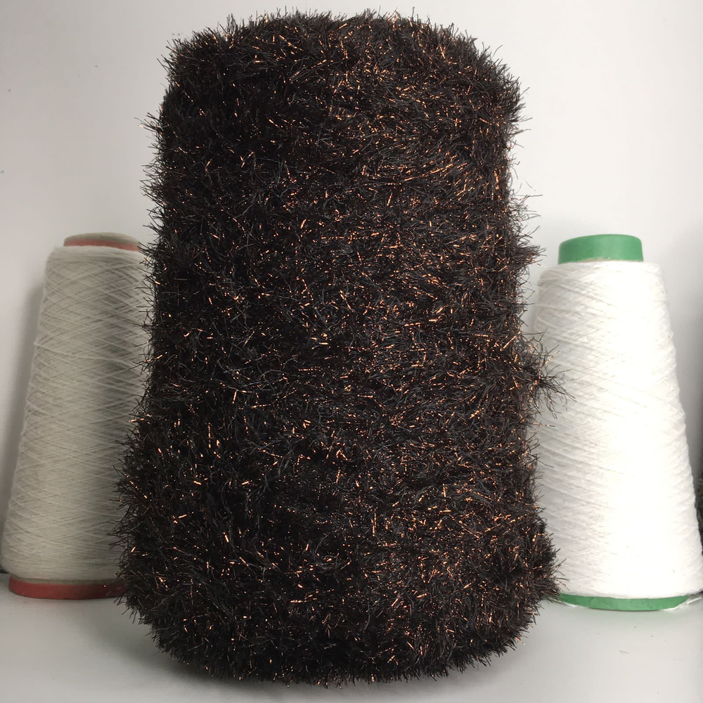 IPNOTICO Lineapiu'  фибра, люрекс, 240м/100гр,  col.А9853 BRONZO SCURO