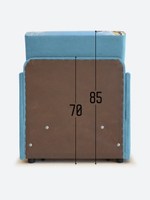 Кресло-кровать "Миник" с подлокотниками Candy Blue купон Пейзаж