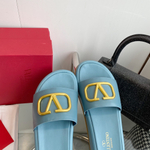 Valentino Vlogo Slide Sandal