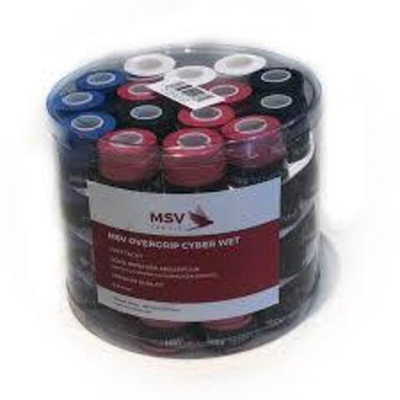 Теннисные намотки MSV Cyber Wet Overgrip blue/white/black/red 60P