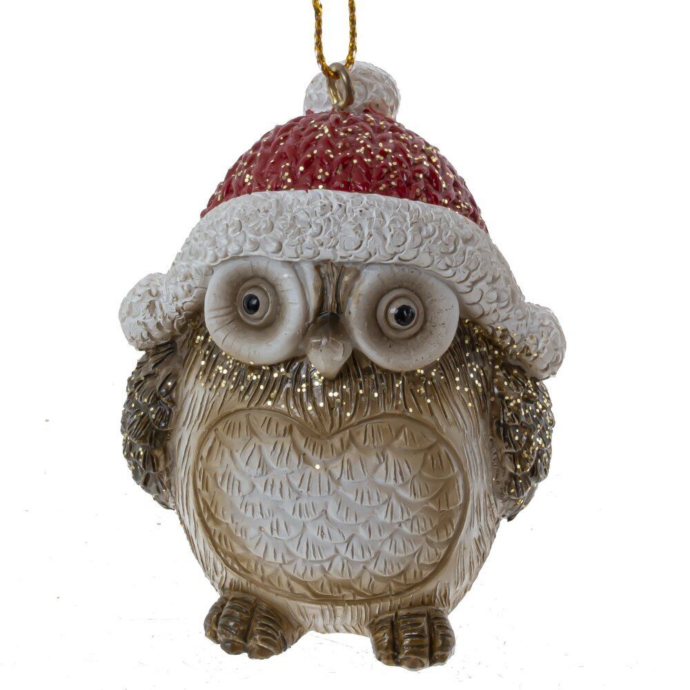 GAEM Фигурка декоративная подвесная "Сова", L5 W4 H7 см, 3в.