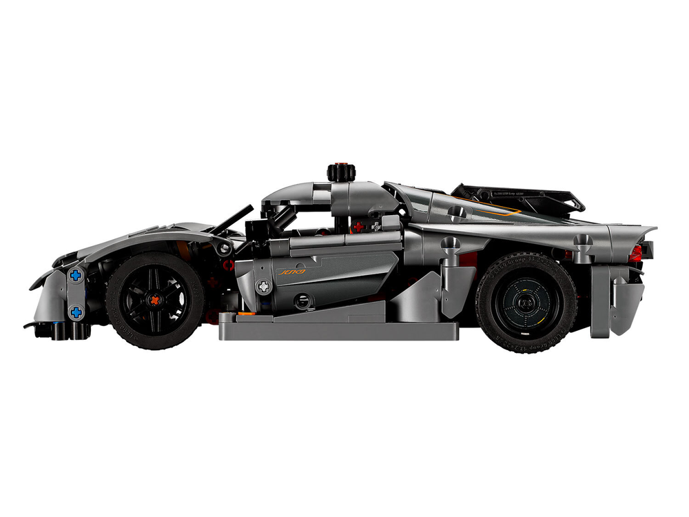 LEGO Technic 42173 Koenigsegg Jesko Absolut — серый гиперкар