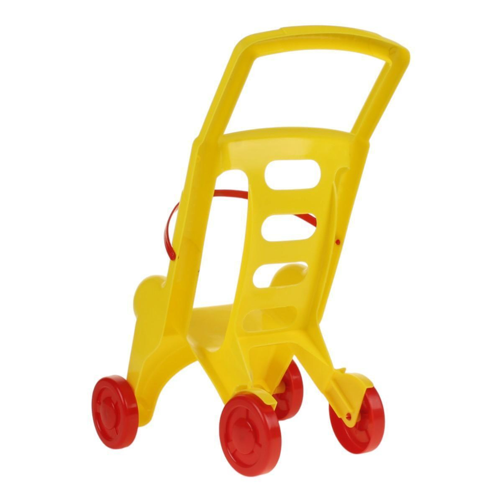 Коляска пластмассовая, желтая RRB-113 (32*28*48 см)