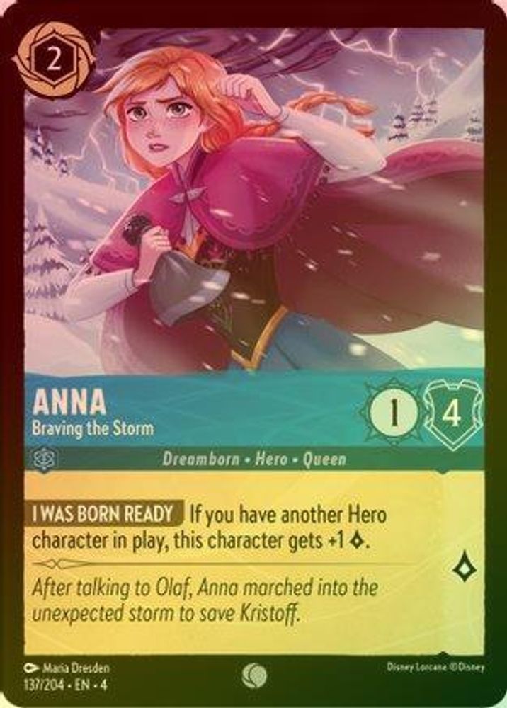 Anna (Braving the Storm) - 137/204 - Обычная (Foil)