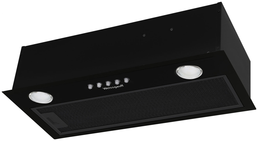 Вытяжка Weissgauff ALPHA 60 PB BL черный