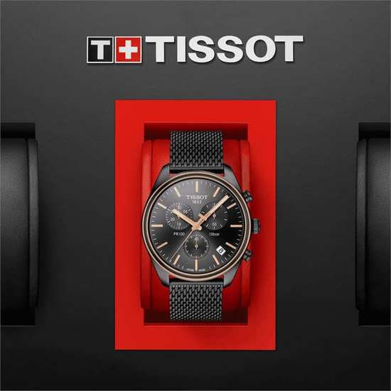 Tissot T101.417.23.061.00 мужские часы с хронографом PR 100 в коробке