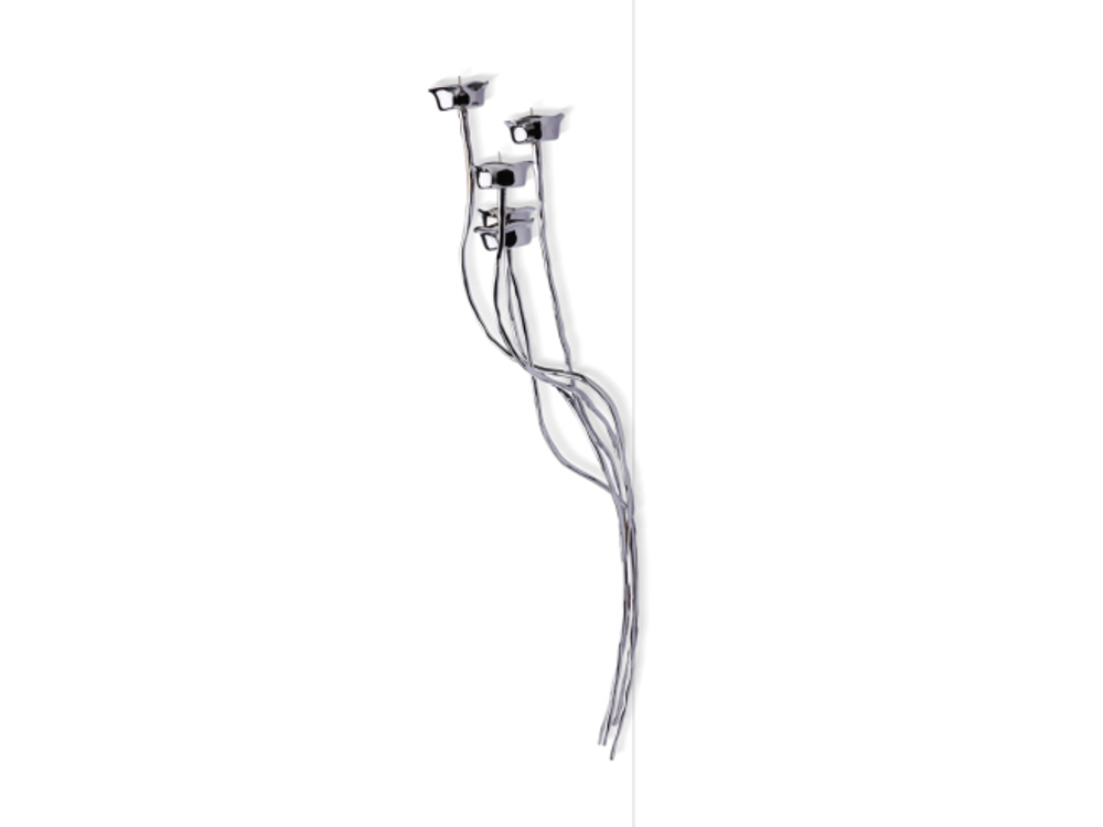 Mukul Goyal Подсвечник настенный для чайных свечек, хром MG372