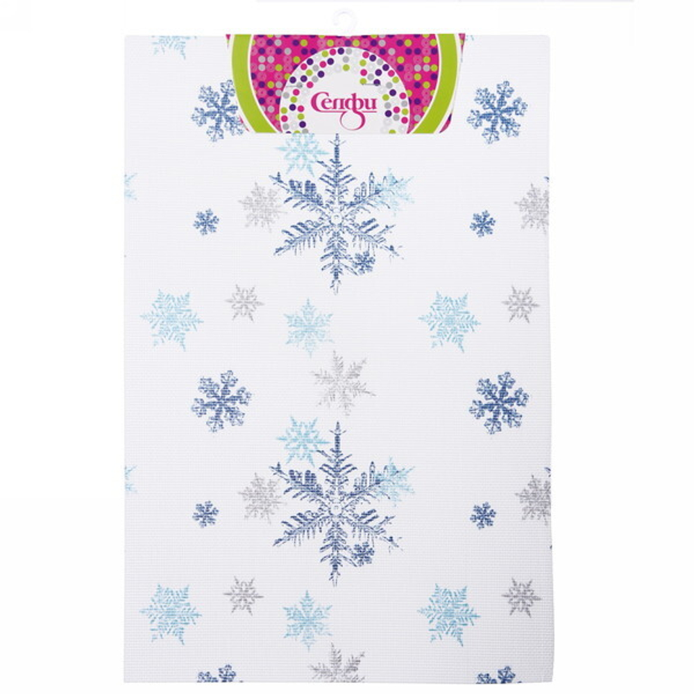 Салфетка на стол 45*30см плетеная «Снежинки»