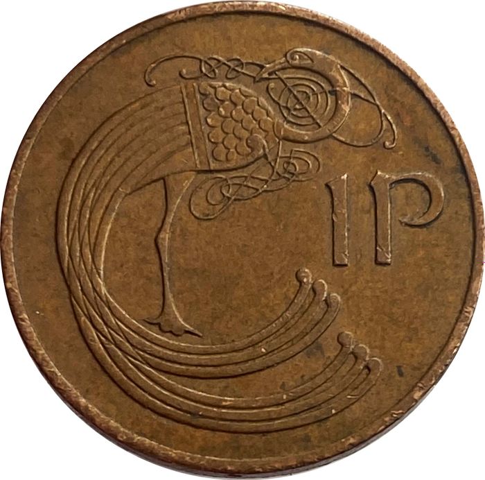 1 пенни 1971-1988 Ирландия