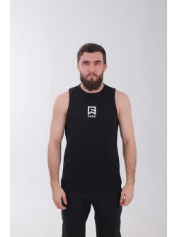 Спортивная футболка майка тренировочная без рукавов