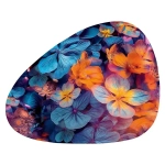 Сервировочная салфетка капля 45,5 см Цветы